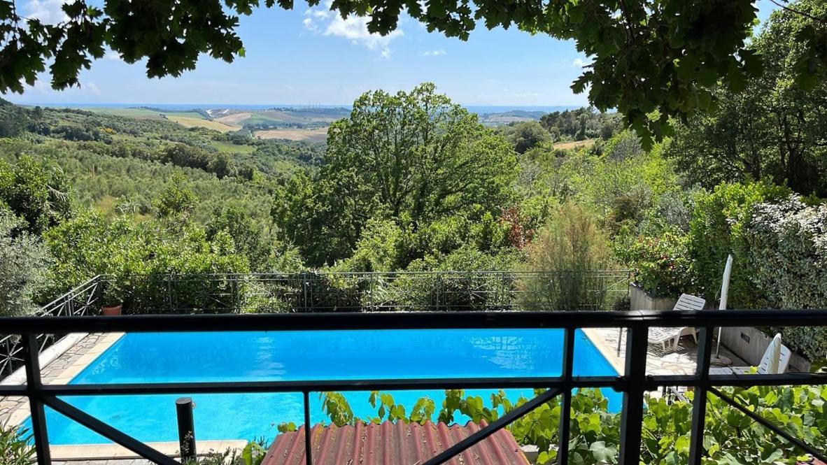 Villa Antonella Castellina Marittima Kültér fotó
